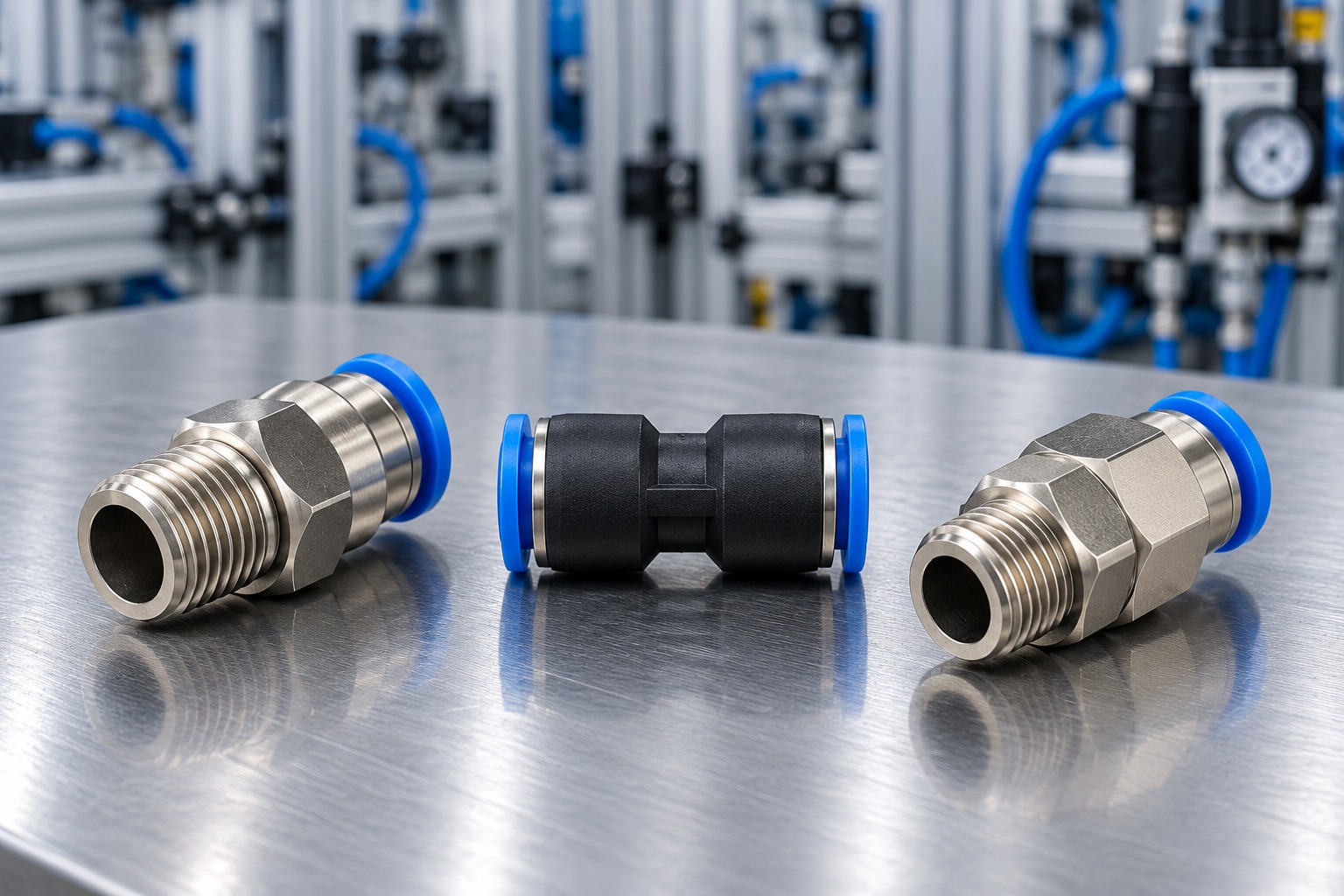 Push In Pneumatic Fittings